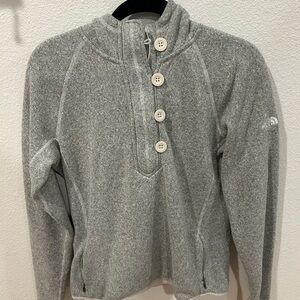 The North Face Gray Cowl Neck Sweater